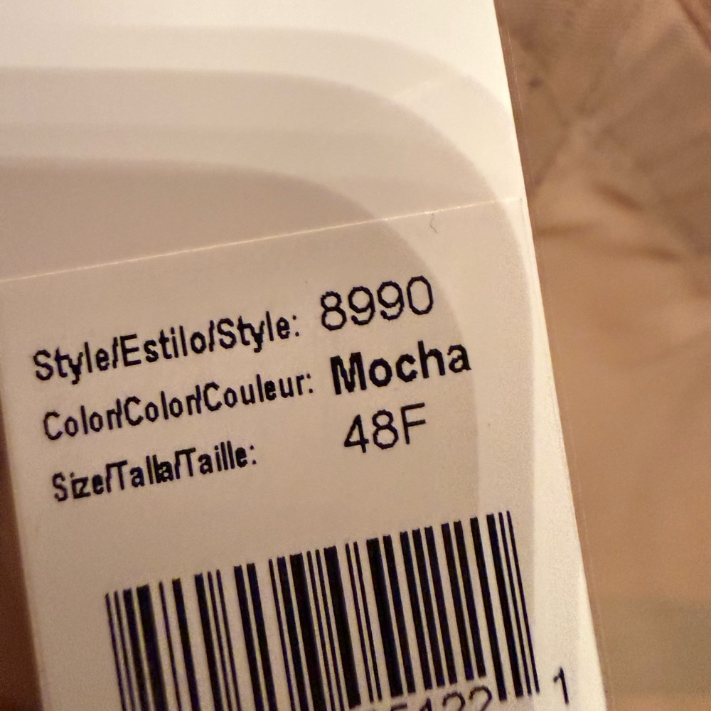 Dominique 48F Strapless Longline Bustier in Mocha nwt - Picture 5 of 5